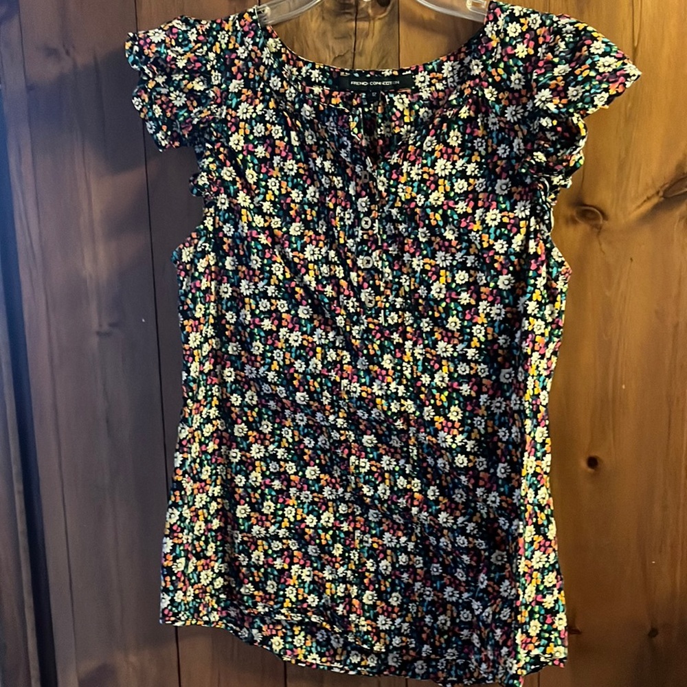 French Connection Bright Floral Top